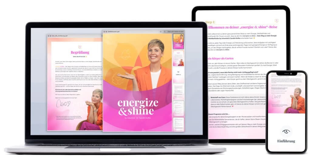 Workbook-Ansichten — Energize & Shine